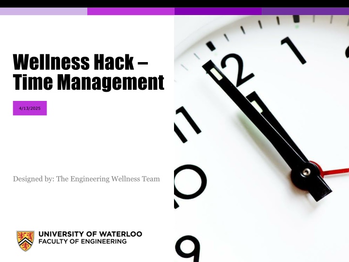 wellness hack time management n.w