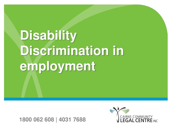 disability discrimination in employment n.w
