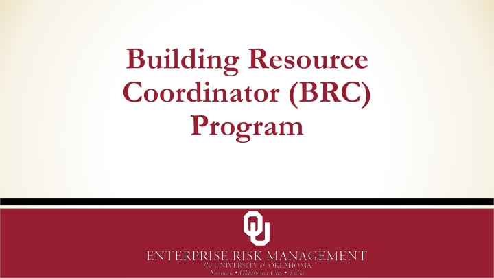Offering Building Resource Coordination Support