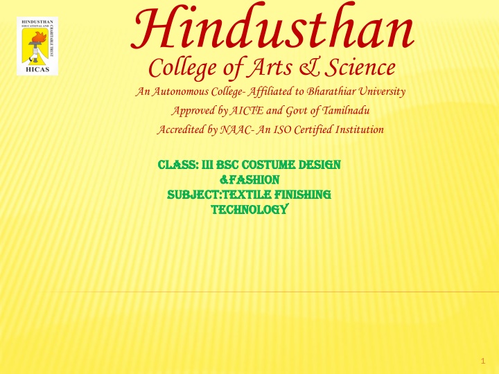 hindusthan college of arts science an autonomous n.w