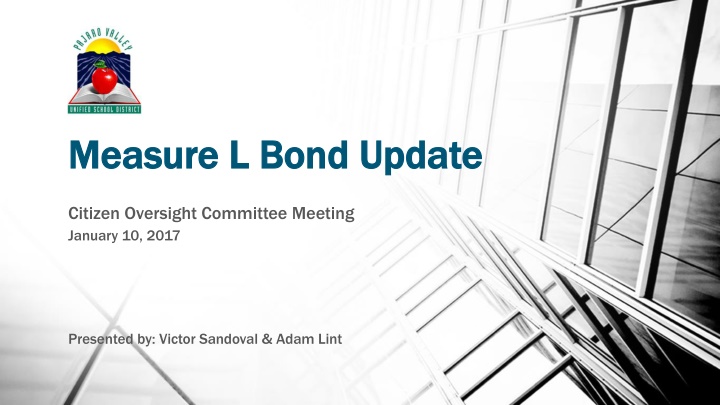 measure l bond update measure l bond update n.w