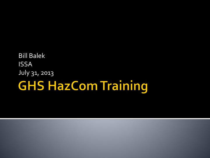 Revised OSHA Hazard Communication Standard: Implications and Changes