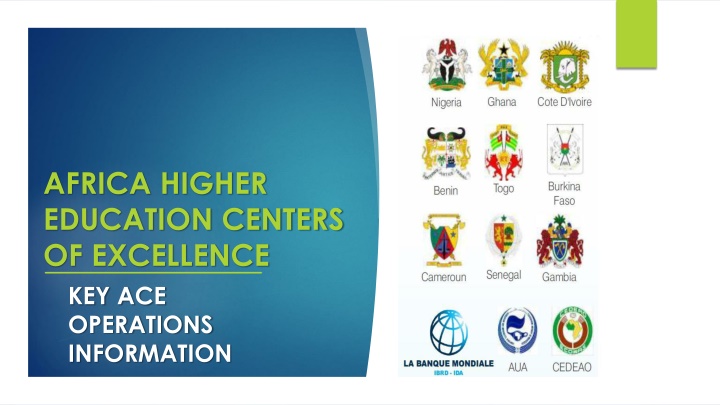 africa higher education centers of excellence n.w