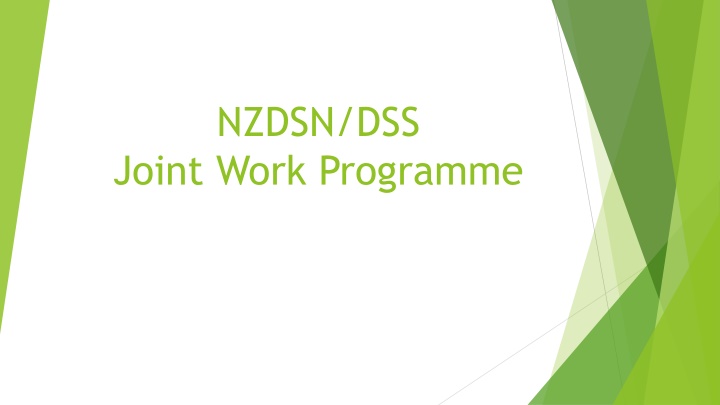 nzdsn dss joint work programme n.w