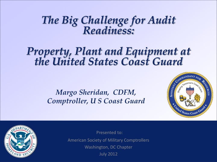the big challenge for audit readiness property n.w