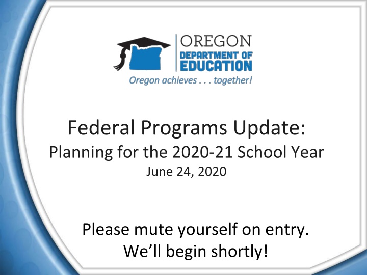 federal programs update planning for the 2020 n.w