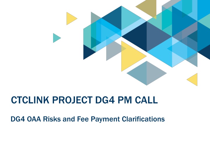 ctclink project dg4 pm call n.w