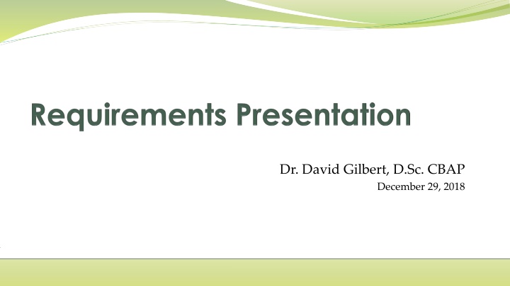 dr david gilbert d sc cbap n.w