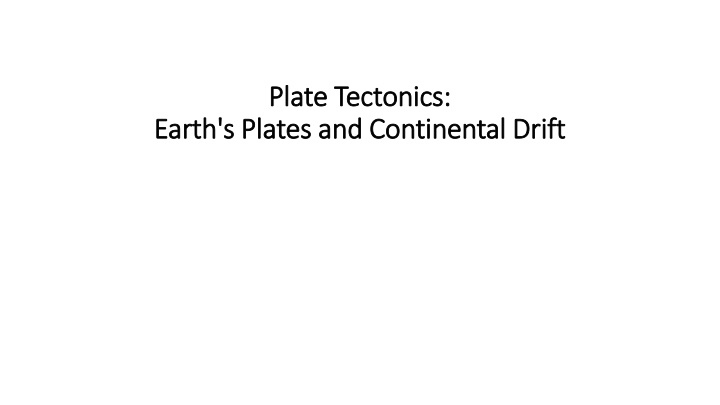 plate tectonics plate tectonics n.w