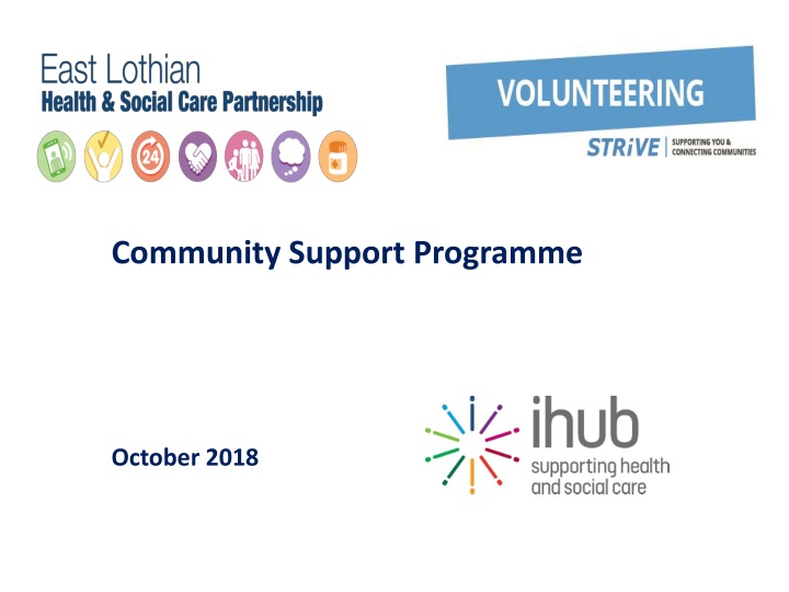 Community Support Programme October 2018