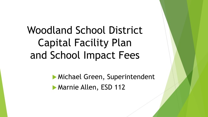 woodland school district capital facility plan n.w