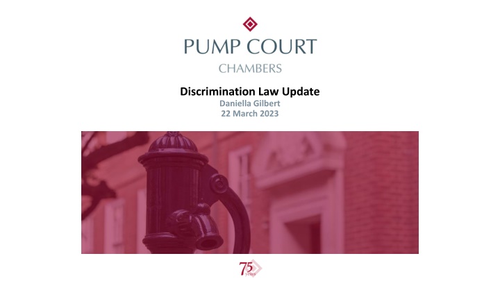 discrimination law update daniella gilbert n.w