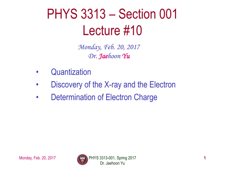 Discovery of X-Ray and Electron