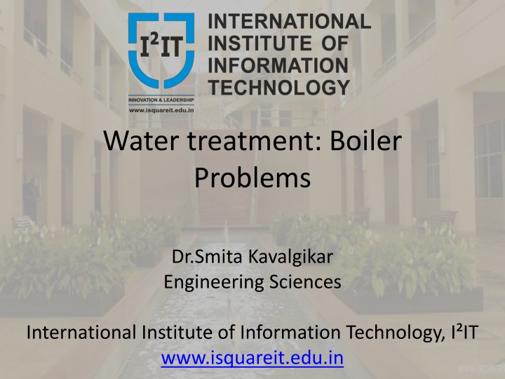 Boiler Feedwater Treatment