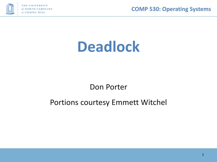 comp 530 operating systems n.w