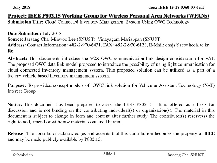 july 2018 project ieee p802 15 working group n.w