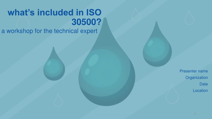 what s included in iso n.w