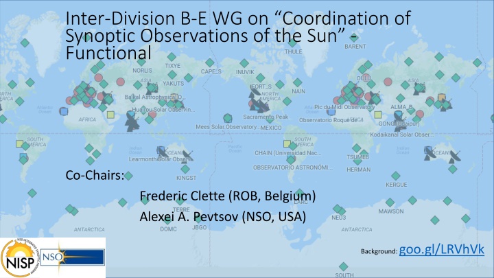 inter division b e wg on coordination of synoptic n.w