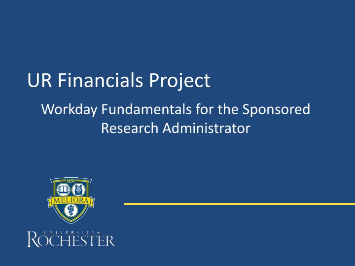 ur financials project n.w