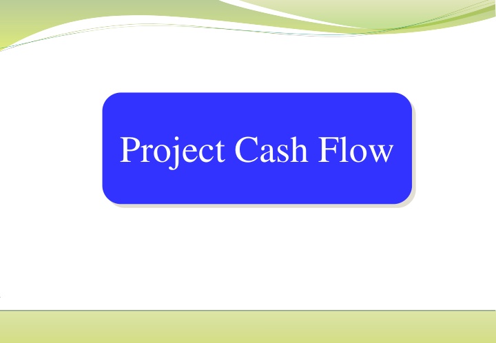 project cash flow n.w