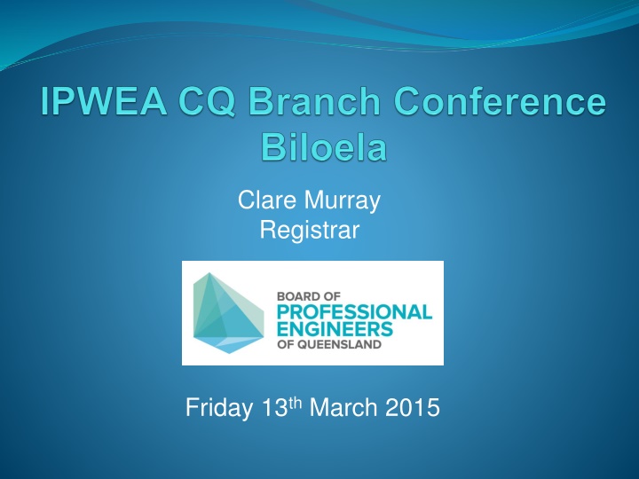 Legislative Requirements for Professional Engineering Services in Queensland