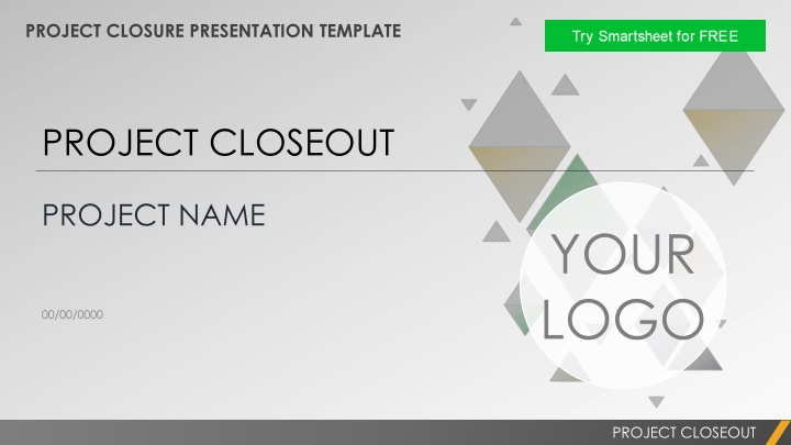 project closure presentation template n.w