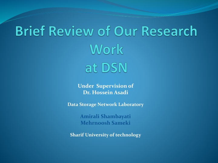 Data Storage Network Laboratory Project