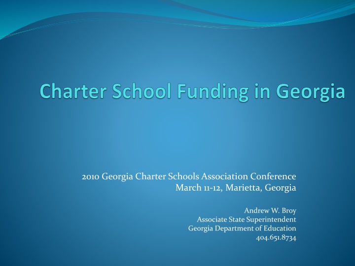 2010 georgia charter schools association n.w