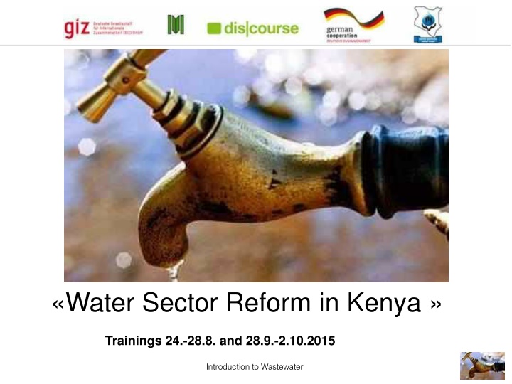 water sector reform in kenya n.w