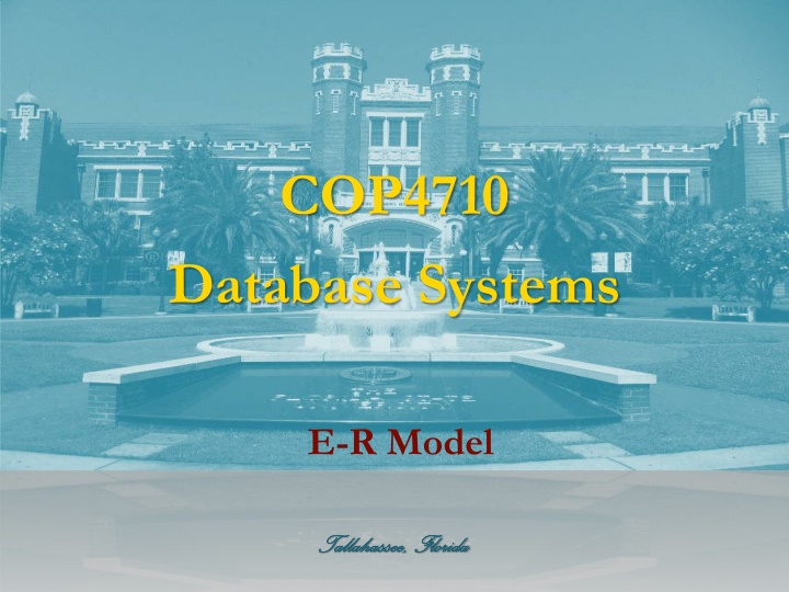 cop4710 database systems n.w
