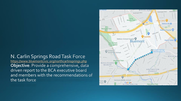 N. Carlin Springs Road Task Force Report