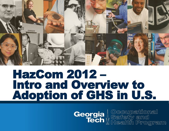 Overview of GHS Adoption in Hazard Communication Standards