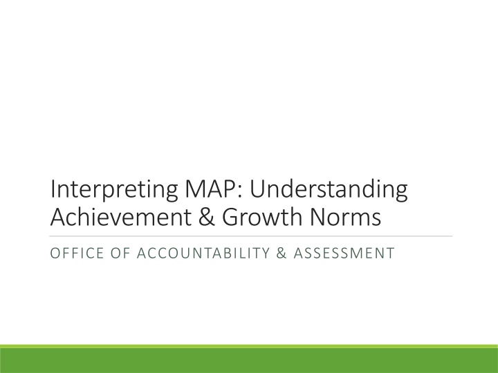 interpreting map understanding achievement growth n.w