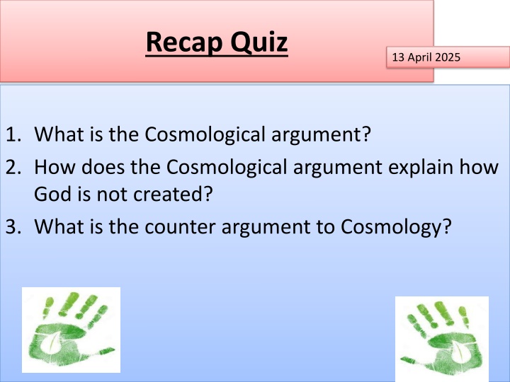 recap quiz n.w