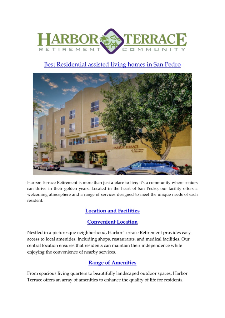 best residential assisted living homes n.w