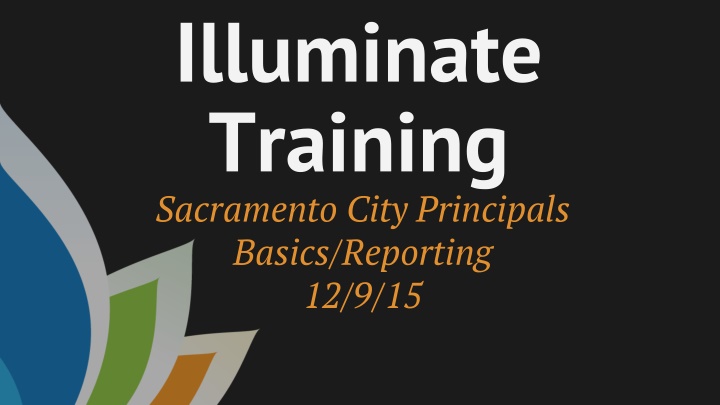 illuminate training sacramento city principals n.w