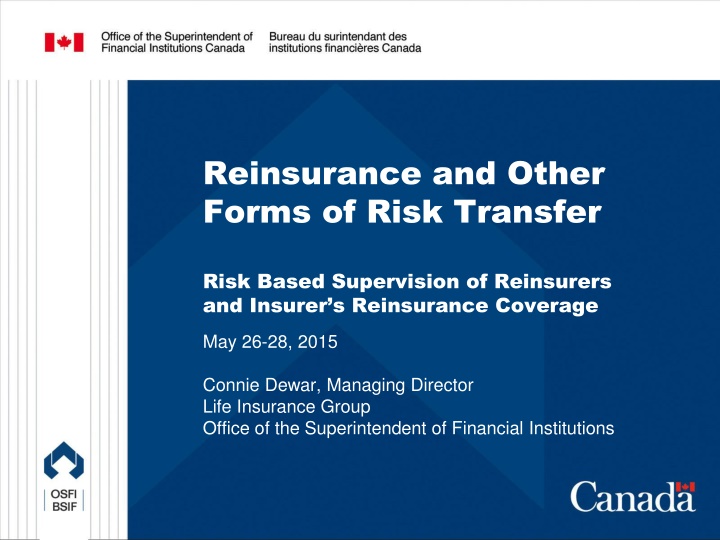 reinsurance and other forms of risk transfer n.w