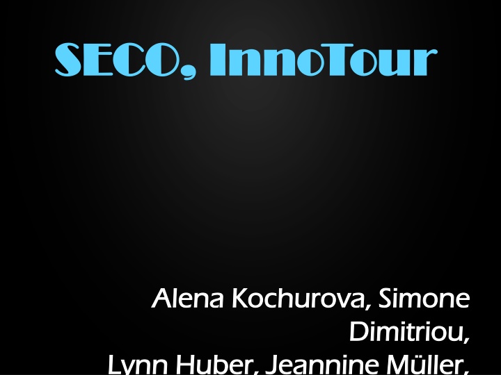 seco seco innotour innotour n.w