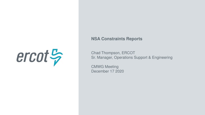 nsa constraints reports n.w