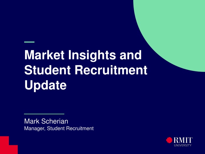 market insights and student recruitment update n.w