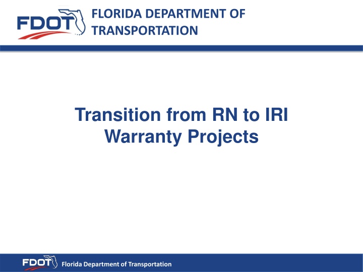 florida department of transportation n.w
