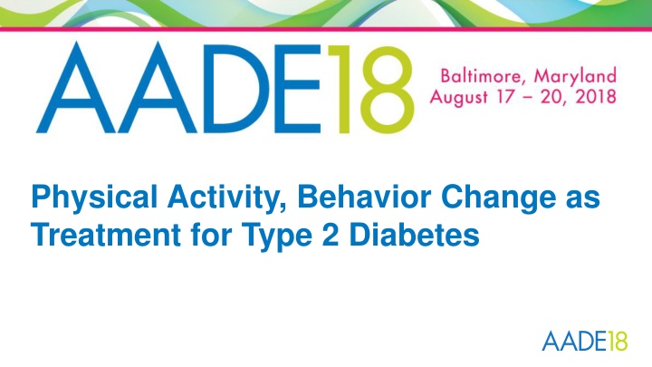 Behavior Change for Type 2 Diabetes Management
