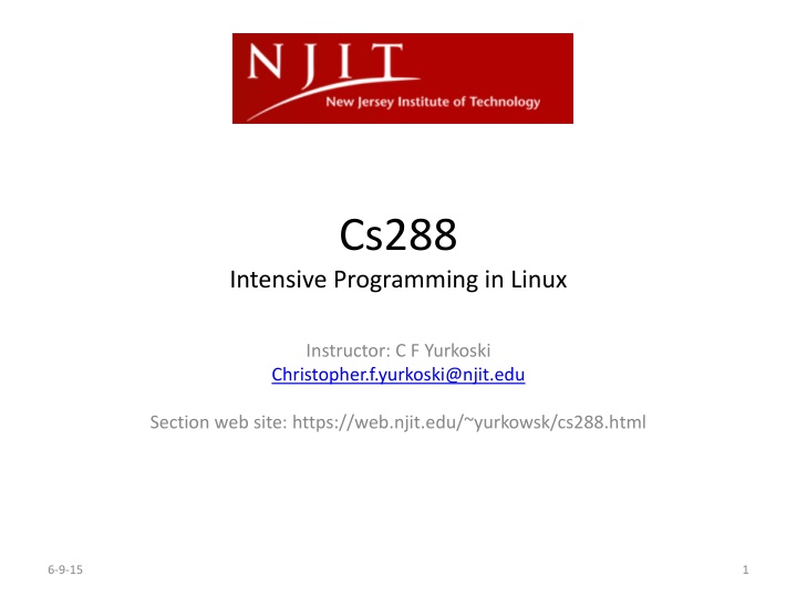 cs288 n.w
