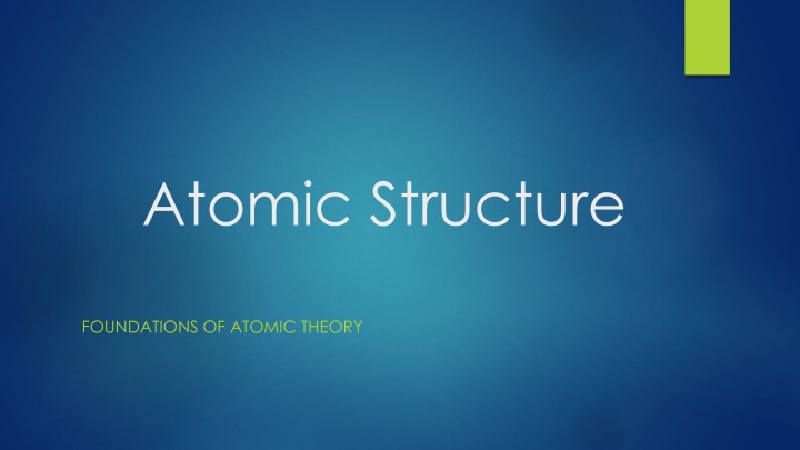 atomic structure n.w