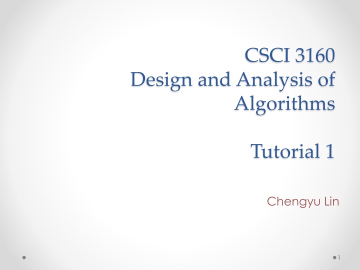 csci 3160 n.w
