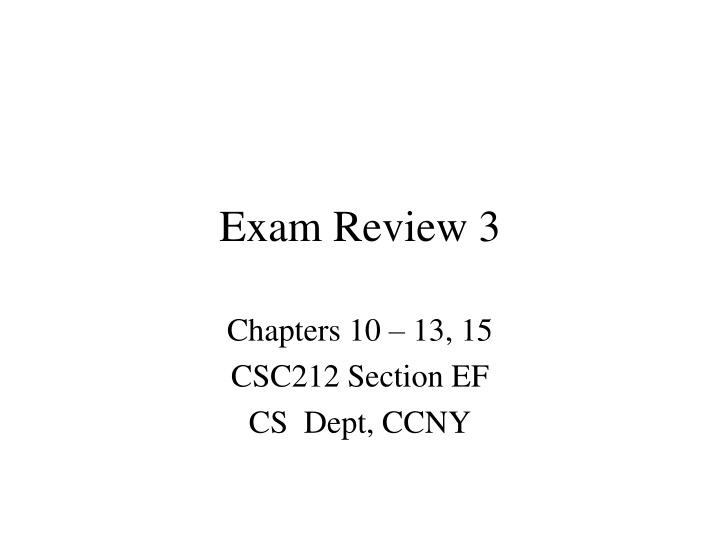 exam review 3 n.w