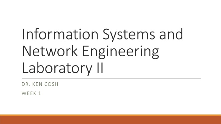 information systems and network engineering n.w
