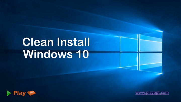 clean install windows 10 n.w