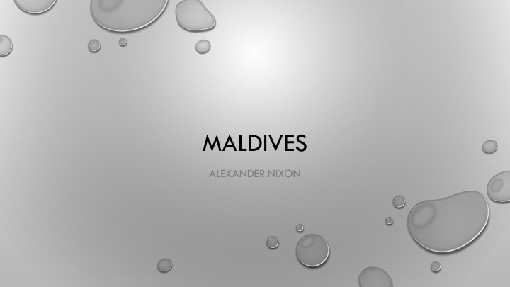 maldives n.w