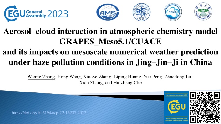 Investigating Aerosol-Cloud Interaction Impacts on Mesoscale Weather Prediction